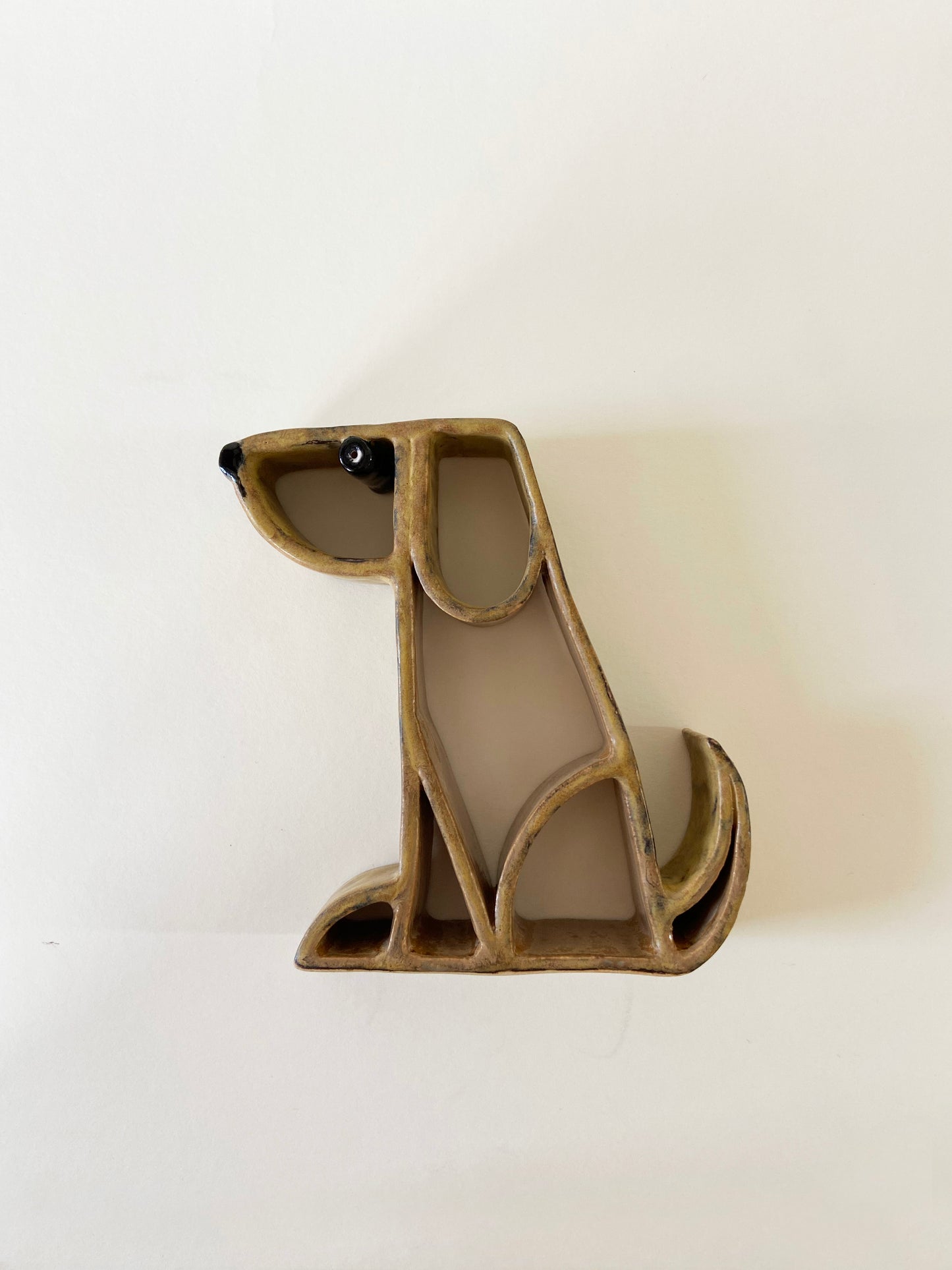 Sitting puppy dog